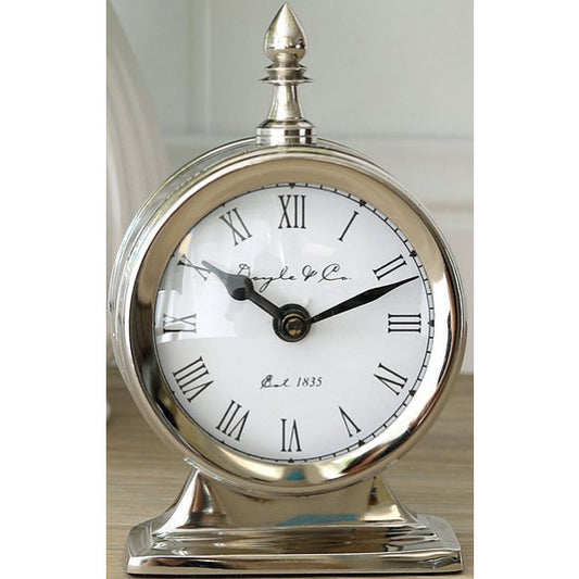 Beautiful silver clock